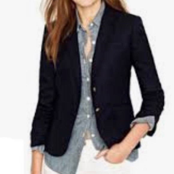 GAP The Academy Blazer 2 Button Lined Cotton Wool Blend Sz 6 - Picture 2 of 16